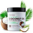Spa Size 500Ml Coconut Oil Moisturizing Cream & Vitamin E., Coconut Oil For Skin, Face, Hands, Hair. Intense Hydration For Dry Skin