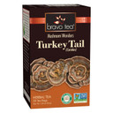 Bravo Tea Turkey Tail Mushroom Herbal Tea, Caffeine Free 20 Tea Bags