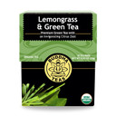 Buddha Teas Organic Lemongrass & Green Tea - Ou Kosher, Usda Organic, Ccof Organic, 18 Bleach-Free Tea Bags