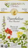 Celebration Herbals Dandelion Root Roasted Tea Organic 24 Bag, 0.02 Pound