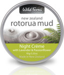 Wild Ferns Rotorua Mud Night Crème With Lavender & Passionflower, 95 Grams