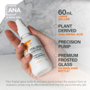 All Natural Advice Hyaluronic Acid Serum For Face 60 Ml | With Organic Botanicals, Msm, Vitamin C & Aloe | Hydrating Serum With Airless Bottle & Precision Pump | Canadian Skin Care