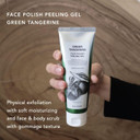 Face Scrub Peeling Gel Green Tangerine | Korean Exfoliator For Moisturizing & Radiant Skin, Low Irritation For Sensitive Skin With Natural Cellulose, Sebum & Pore Care, 4.05 Fl Oz