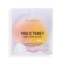 Avatara - You C This Vitamin C Water-Gel Mask, Hydrating Mask, Sheet Masks With Niacinamide And Hyaluronic Acid, Facial Mask Made With Natural Fibers, Paraben-Free Vitamin C Face Mask, 0.71 Fl.Oz