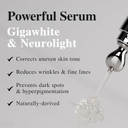 Galvanic Dark Spot Serum Auto Depuffing Lifting Eye Cream - Deeply Penetrates Corrects Uneven Skin Tone Hyperpigmentation Dark Circles Fine Lines Wrinkles Puffiness Korean Skincare