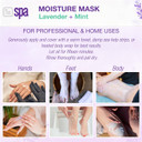 Bcl Spa Organic Lavender And Mint For Hands Mask, Foot Mask, And Body Mask Skin Care Spa Treatment For Women At Home Or Professional Spa With Shea Butter, Argan Oil, Olive Oil, Aloe Vera 16 Oz