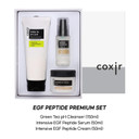 Coxir Intensive Egf Peptide Gift Set / Birthday Gift /Foam Cleanser+Serum+Cream/Egf, Peptide, Niacinamide, Collagen L Lightweight, Quick Absorbing, Lifting, Firming L Korean Skincare