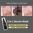 Coxir Txa Black Rice Pore Mask  Korean 3-In-1 Wash-Off Mask Serum With Tranexamic Acid | Pore Purifying, Blackhead Care, Skin Toning | Hydrating Mask Treatment [50Ml/1.69 Fl.Oz]