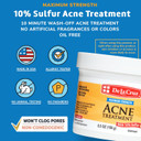 De La Cruz Sulfur Ointment - Cystic Acne Treatment For Face And Body - Daily 10 Min Spot Treatment Mask - Safe And Effective Game Changing Hormonal Acne Treatment That Clears Up Pimples 5.5 Oz
