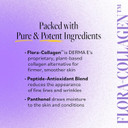 Derma E Advanced Peptides And Vegan Flora-Collagen Serum  Double Action Collagen Face Cream With Peptide Complex  Intensely Hydrating Serum For Lines, Wrinkles And Redness, 2 Oz