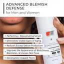 Ds Labs Blemish Defense Serum - For Blemish-Prone, Aging Skin, With Salicylic Acid, Alpha & Beta Hydroxy Acids, Oil-Free, Paraben-Free, Vegan, Supports Clearer-Looking, Smoother Skin, 30Ml