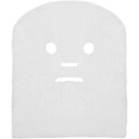 Forpro Professional Collection Precut Gauze Facial Mask, 100% Cotton Gauze, For High Frequency Facial Treatments And Masks, 100-Count