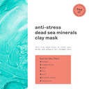 Freeman Anti-Stress Clay Mask, Dead Sea Mineral Face Mask, Lavender & Sea Salt Balance & Calm Skin, Unclog Pores, Facial Mask For All Skin Types, No Harsh Chemicals, 6 Fl. Oz./175 Ml Tube, 1 Count
