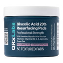 Glycolic Acid 20% Resurfacing Pads For Face & Body With Vitamins B5, C & E, Green Tea, Calendula, Allantoin - Exfoliates Surface Skin And Reduces Appearance Of Fine Lines And Wrinkles - Peel Pads