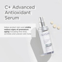 Glytone Age-Defying C+ Vitamin C Serum For Face | 20% Vitamin C, E And Squalane Antioxidant Complex | Reduces Fine Lines & Wrinkles | Hydrating & Anti-Aging Facial Serum For All Skin Types | 1 Fl Oz