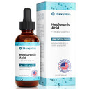 Honeyskin - Hyaluronic Acid Serum For Face With Vitamin E Oil For Skin - Anti-Aging And Hydrating Face, Hydration Moisturizer With B5 - Non-Greasy, Paraben Free, Wrinkle Reducing Serum - (2Oz)