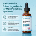 Honeyskin - Hyaluronic Acid Serum For Face With Vitamin E Oil For Skin - Anti-Aging And Hydrating Face, Hydration Moisturizer With B5 - Non-Greasy, Paraben Free, Wrinkle Reducing Serum - (2Oz)