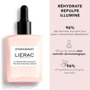 Lierac Hydragenist Hyaluronic Acid Serum For Face - Rehydrating Ferment, Plumps & Illuminates, Radiance Elevates For All Skin Types, Luminous Skin, Ultra Hydrating Face Serum For Women - 30Ml