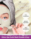 Lindsay Lavender Modeling Mask Cup Pack - Korean Skin Care Face Mask Modeling Pack  Single-Use Hydrating Face Mask W/Spatula Spoon  Spa Facial Peel-Off Mask (6 Ea, 0.36 Lb)