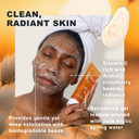 Lumene [Valo] Nordic-C Clear Glow Cleansing Gel Scrub - Exfoliating Face Scrub With Vitamin C + Biodegradeable Beads - Radiance-Boosting Facial Cleanser For Women + Men - 100% Vegan Skincare (125Ml)