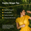 North American Herb & Spice Gingamax Tea - 3.5 Oz - Ceylon Ginger - Digestion Support, Immunity, Overall Health - Non-Gmo - 50 Servings