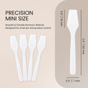 Pana (200 Pieces Of White Color Cosmetic Make Up Disposable Plastic 2.5" Spatulas Skin Care Facial Cream Mask Spatula