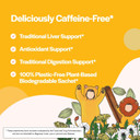 Organic Roasted Dandelion Root Tea W Cinnamon Bark, Cardamom Seed, Ginger Root & Star Anise Seed | Cinnamon Tea | Cardamom Tea | Ginger Tea | Star Anise Tea | 15 Dandelion Tea Organic Pyramid Sachet