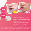 Korean Hydrogel Sleeping Mask (5 Sheets)  400 Dalton Collagen + Panthenol | Overnight Moisture & Firmness Support For Dry, Tired Skin