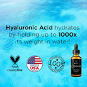 Radha Beauty Hyaluronic Acid Serum For Skin, 2 Fl. Oz - Infused With Vitamin C, Vitamin E, Green Tea & Jojoba Oil, Intensive Moisture And Hydration For Anti-Aging, Wrinkles, And Fine Lines