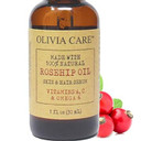 Rosehip Seed Oil Serum By Olivia Care Natural Moisturizer For Face, Body & Skin With Vitamins E, C, A & Omega 6, Perfect For Treating Wrinkles, Acne Scars, Sun Spots, Dark Circles & Anti-Aging - 1 Oz