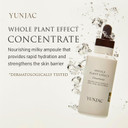 Yunjac Whole Plant Effect Concentrate(1.35Fl Oz)-Instant Absorbing Milky Texture Serum.Exclusive YunjacS Ingredients For Deep Hydration And Skin Barrier Strengthening.Ideal For Sensitive Skin