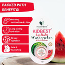 Kidbest Lip Balm For Kids, Extra Nourishing, Soothing Lips, Tear, Paraben, Sls Free, Watermelon Flavor, 7Gm, Peach