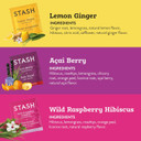 Stash Tea Fruity Herbal Tea 6 Flavor Tea Sampler, 6 Boxes With 18-20 Tea Bags Each18-20 Count (Pack Of 6)