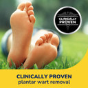 Dr. Scholl'S Clear Away Plantar Wart Remover Liquid For Feet, 1/3 Fl Oz, 20 Thick Cushioning Pads  Fast Acting & Clinically Proven Wart Removal, Safe To Use On Kids Ages 4+