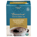 Teeccino Dandelion Turmeric Tea - Caffeine-Free, Organic, Roasted Herbal Tea With Prebiotics, 3X More Herbs Than Regular Tea Bags, Gluten Free - 10 Tea Bags