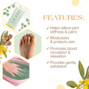 Gigi Eucalyptus Paraffin Wax Refill  Block With Tea Tree Oil For Hand & Feet Therapy, Moisturizing Wax For Paraffin Bath & Machine, 16 Oz