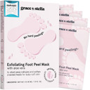 Grace & Stella Award-Winning Foot Peel Mask - Foot Peeling Mask With Aloe Vera - Moisturizing Foot Mask For Dry Cracked Feet - Foot Exfoliator For Baby Soft Feet (2 Pairs, Lavender)
