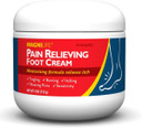 Magnilife Pain Relieving Foot Cream Soothing Relief For Soreness, Pain, Burning, Tingling, Itching Or Sensitivity In Feet & Legs - All-Natural Moisturizing Topical - Petroleum-Free - 8Oz Tube