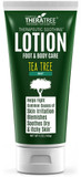 Tea Tree Oil Lotion With Neem Oil For Foot & Body - Helps Soothe Skin Irritation And Fight Body Odor Theratree Tea Tree Oil Lotion With Neem Oil For Foot & Body - Helps Soothe Skin Irritation And Fight Body Odor Theratree