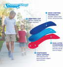 Powerstep Kid'S Powerkids Insole, Blue, Toddler Size 11.5-12.5