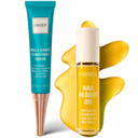 Onsen Secret Nail Reboot Duo - Treatment For Damaged Nails - Natural Nail Care & Cuticle Repair - Visible Results For Perfect Nails, Cuticle Conditioner Cream 15Ml & Nail Reboot Oil 10Ml