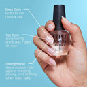 Opi Nail Lacquer Base Coat | Clear Nail Polish Base Coat |Chip Resistant, Protects Nails, Prevents Discoloration