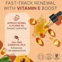 Organic Nail And Cuticle Oil - Usa Made Nail Oil For Growth & Strength With Jojoba And Vitamin E, Repair For Damaged Nails & Cuticle Softener Made With Natural Ingredients, Nails Care Products