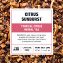 Tiesta Tea - Citrus Sunburst | Tropical Citrus Herbal Tea | Premium Loose Leaf Tea Blend | Non-Caffeinated Fruit Tea | Make Hot Or Iced Tea & Brews Up To 25 Cups - 2.1 Ounce Resealable Pouch