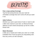 Calista Root Touch-Up | Temporary Gray Concealer | Cover Thinning Hair | Water & Sweat Resistant| All Hair Types | 0.35 Oz