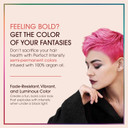 One 'N Only Perfect Intensity Semi Permanent Hair Color - Vibrant Hair Dye Made With Argan Oil - Delivers Vibrant, Accurate Color - No Developer Needed - Hot Pink (3 Oz)