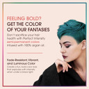 One-N-Only Argan Oil Perfect Intensity Semi-Permanent Color Cream - Electric Teal Hair Color Unisex 3 Oz