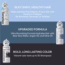 Red By Kiss Tintation Semi-Permanent Hair Color, Aloe Vera Water Based, Argan Oil, Olive Oil, Collagen & Keratin, Long-Lasting Color Dye (Platinum, 5 Fl Oz)