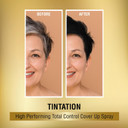 Red By Kiss Tintation Temporary Hair Color Spray, Instant Gray Root Touch Up Coverage, Water-Resistant & Smudge-Proof, Easy Wash Out, Barber & Hairline Touch-Up, Quick-Dry (Off Black, 2.82 Oz)