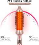 Aima Beauty Hair Curling Iron Brush, 1.5"/40Mm Ceramic Hot Brush, Ion Hair Care Thermal Brush For Root Volume Quickly, Heated Curling Brush Create Loose Curls, Dual Voltage & 60Mins Auto-Off, Gold Aima Beauty Hair Curling Iron Brush, 1.5"/40Mm Ceramic Hot Brush, Ion Hair Care Thermal Brush For Root Volume Quickly, Heated Curling Brush Create Loose Curls, Dual Voltage & 60Mins Auto-Off, Gold